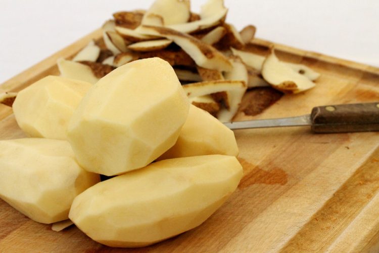 potato peels